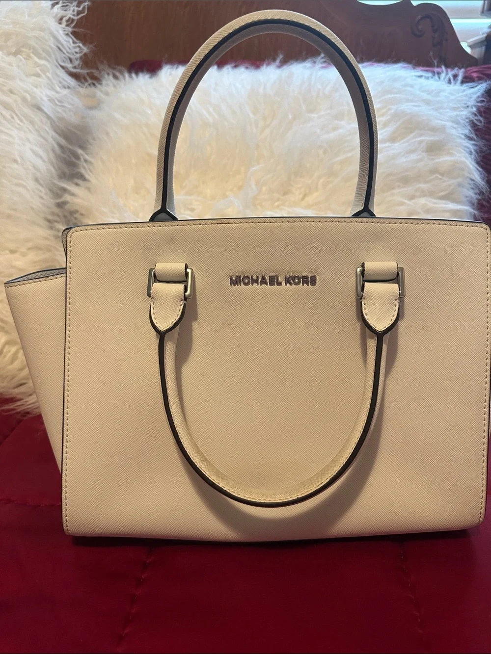 Michael Kors white leather bag - Picture 2 of 6
